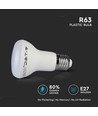 E27 8W LED-spotpære - R63, Samsung LED-chip