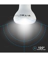 E27 8W LED-spotpære - R63, Samsung LED-chip