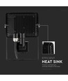 30W LED-lyskaster med sensor - Samsung LED-chip, arbeidslampe