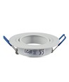 MR16 eller GU10 Downlight-sett, uten lyskilde, matthvit, hull: Ø7,5 cm, mål: Ø9,1 cm