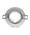 MR16 eller GU10 Downlight-sett, uten lyskilde, matthvit, hull: Ø7,5 cm, mål: Ø9,1 cm