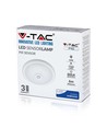 12W LED-sensorlampe - IP20 innendørs, Samsung LED-chip, PIR-sensor, inkl. lyskilde