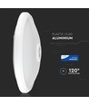 12W LED-sensorlampe - IP20 innendørs, Samsung LED-chip, PIR-sensor, inkl. lyskilde