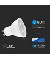 V-Tac 5W LED spot - Samsung LED chip, 230V, GU10