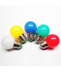 Farget E27 LED -pære