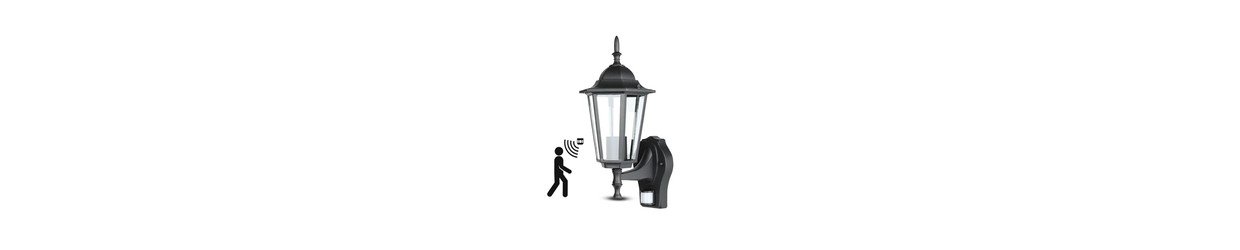 Vegglamper med Sensor